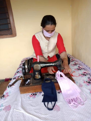 FREE MASK DISTRIBUTION BY DISHA WORKERS DURING COVID PANDEMIC
